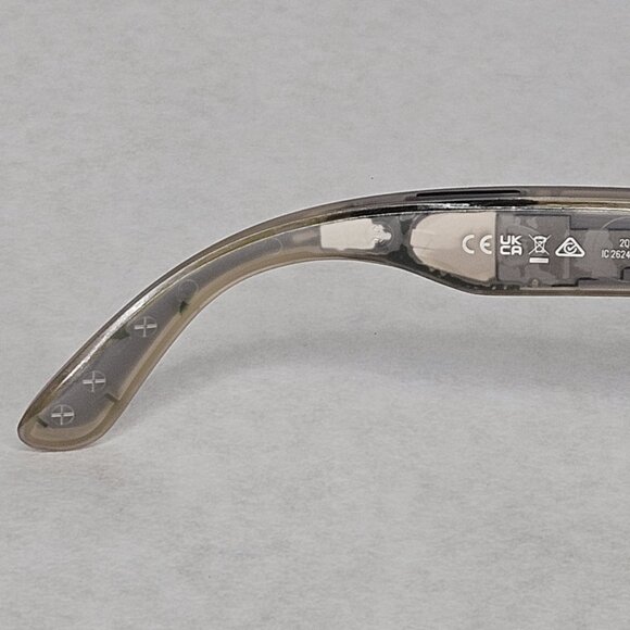 Ray-Ban Meta Headliner Smart Glasses GEN 1 Translucent Brown and Gray Box Case - Picture 8 of 16